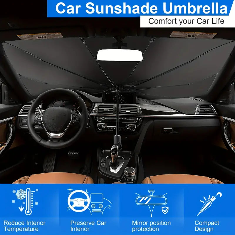 Umbrella Sun Shade for Car Windshield | Upto 50% Off