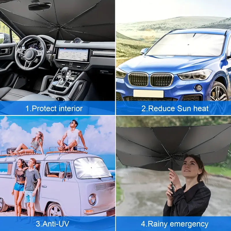 Umbrella Sun Shade for Car Windshield | Upto 50% Off