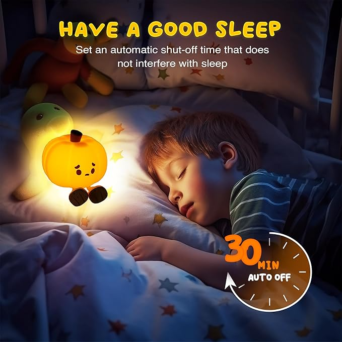 😍 Cute Pumpkin Soft Silicone Lamp ⚡️⚡️| 🔥 Flat 50% OFF 🔥