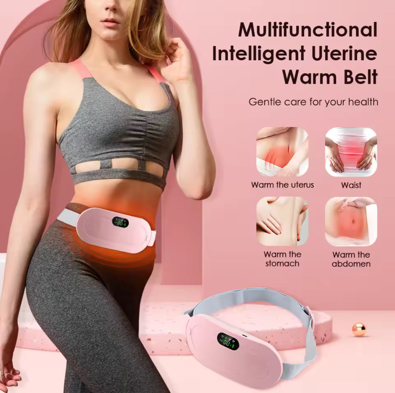 Instant Cramp Relief Belt  | Bye-Bye, Cramps! Hello, Relief!