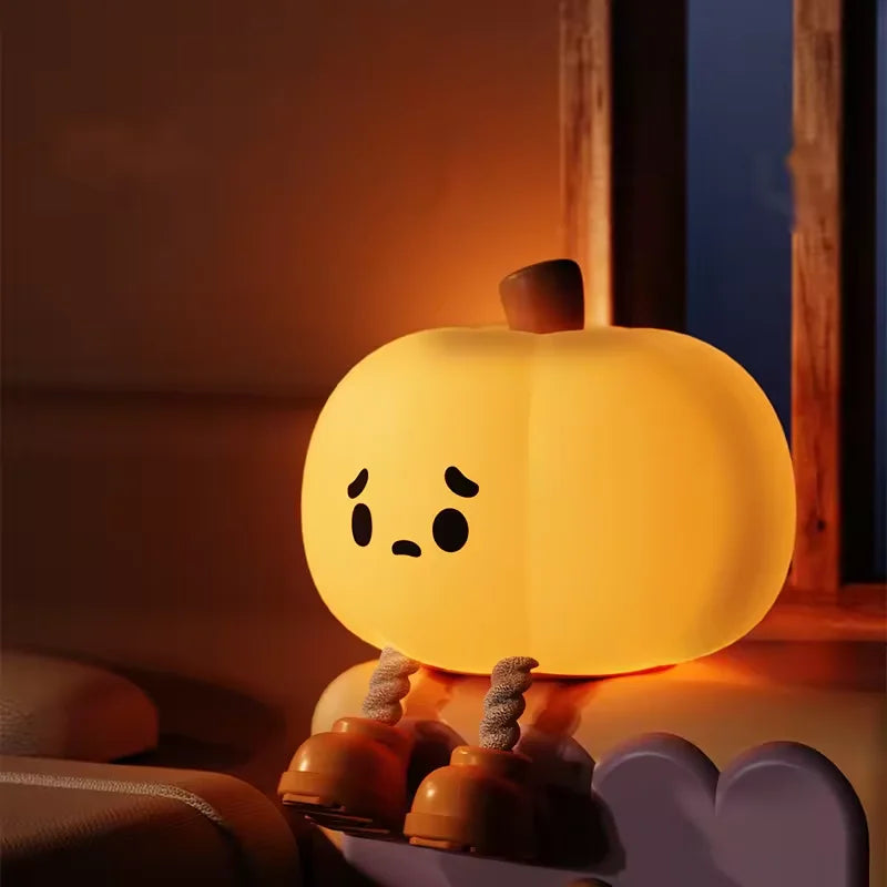 😍 Cute Pumpkin Soft Silicone Lamp ⚡️⚡️| 🔥 Flat 50% OFF 🔥