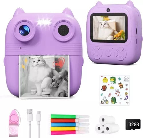 CHILDRENS Instant™ Print Digital Camera | FRONT/BACK 48MP Camera