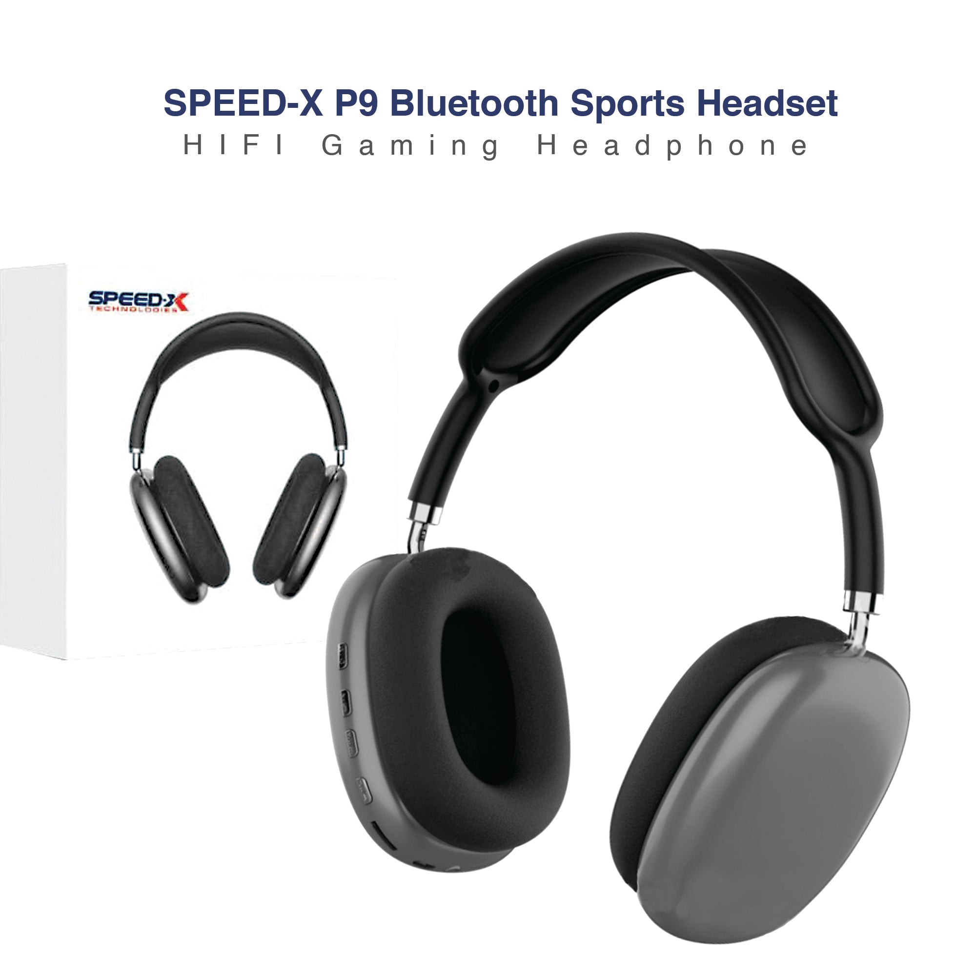 P9 Wireless Bluetooth Headphones With Mic Noise Cancelling